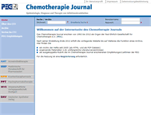 Tablet Screenshot of chemotherapie-journal.de